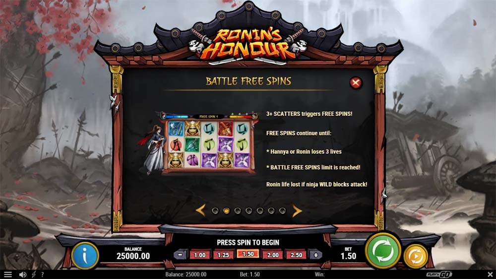 Ronin’s Honour Slot Battle Free Spins