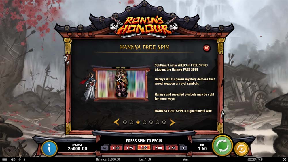 Ronin’s Honour Slot Hannya Bonus