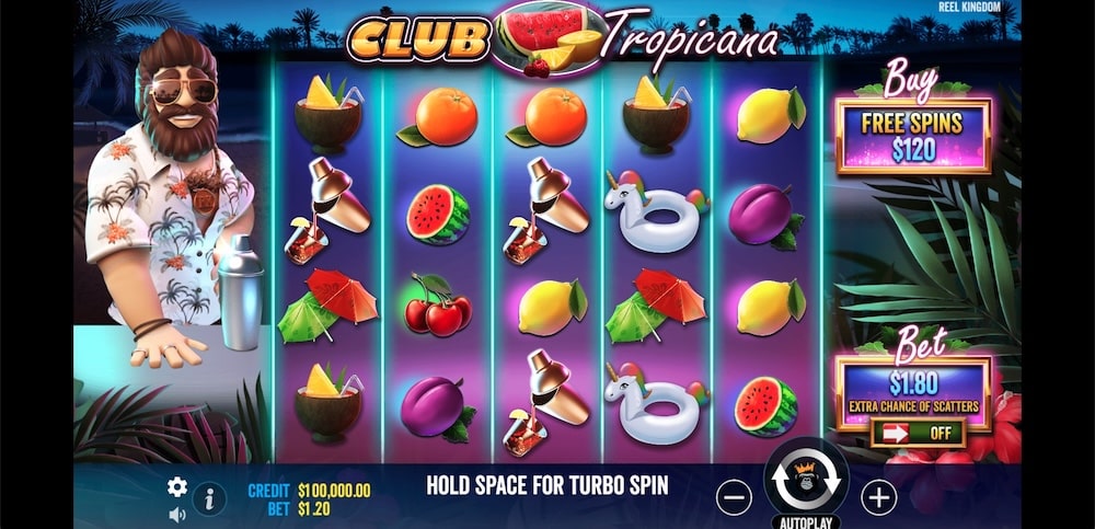 Club Tropicana – Happy Hour Slot Game