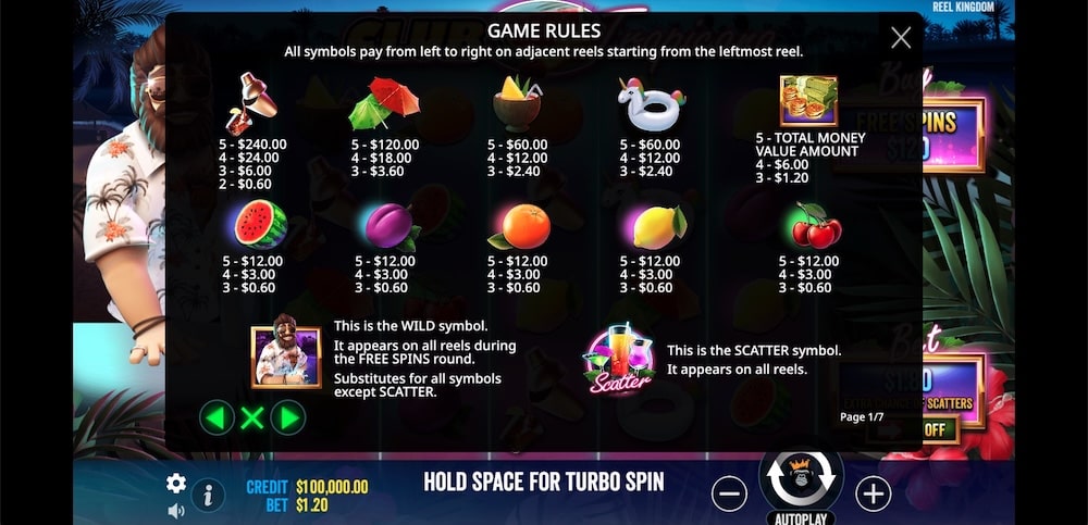 Club Tropicana – Happy Hour Slot Game