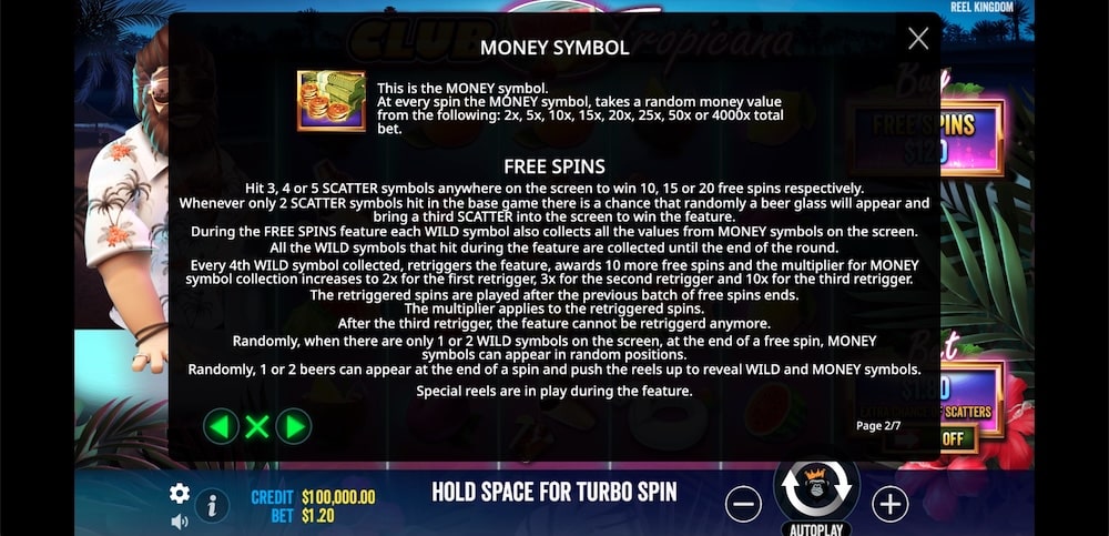 Club Tropicana – Happy Hour Slot Game