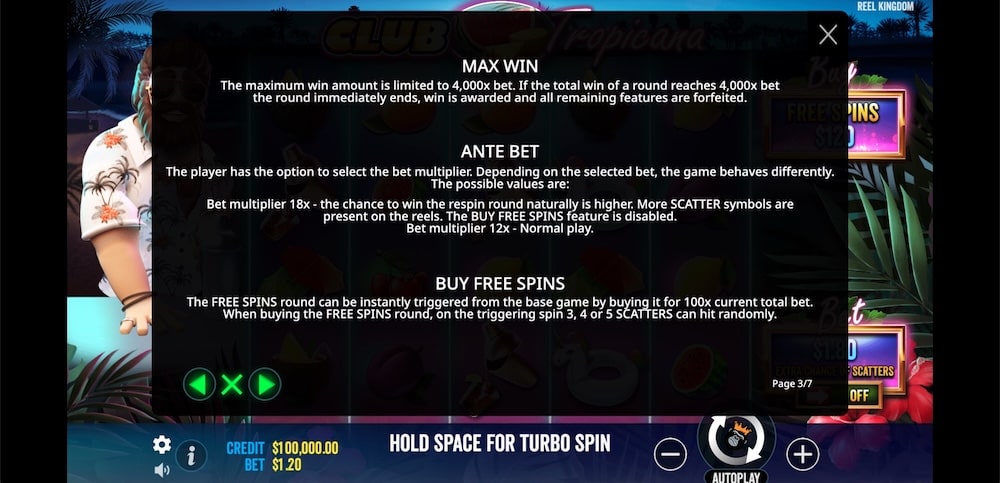 Club Tropicana – Happy Hour Slot Game