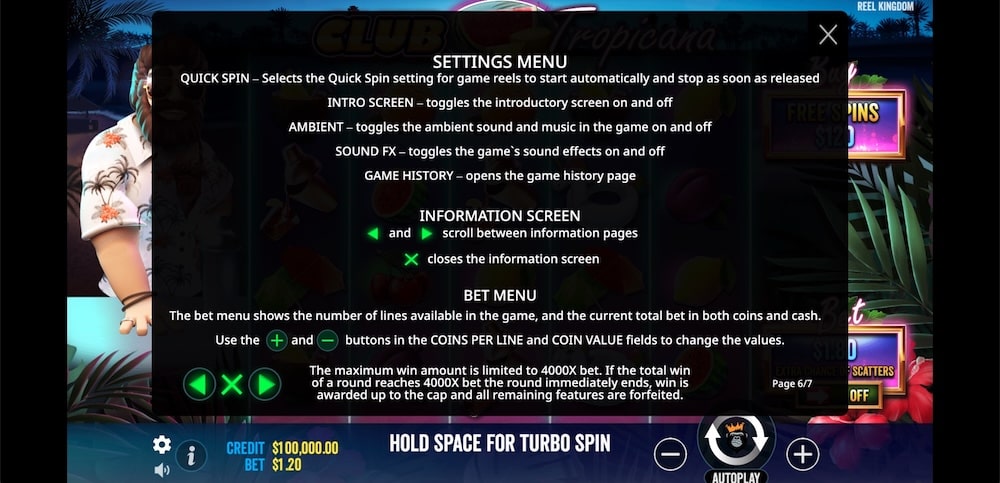 Club Tropicana – Happy Hour Slot Game