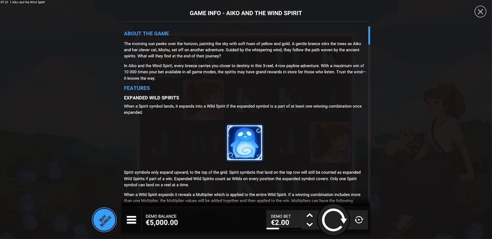 Aiko and the Wind Spirit™ Slot Game