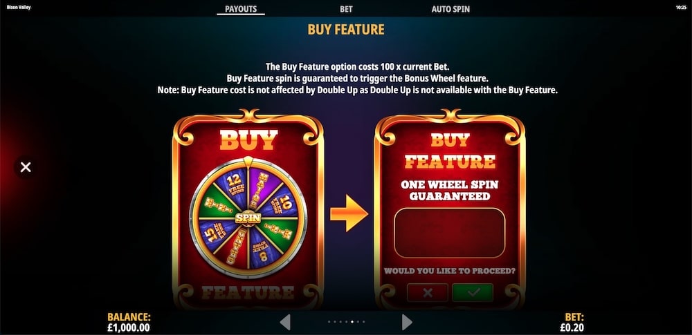 Bison Valley Slot Game