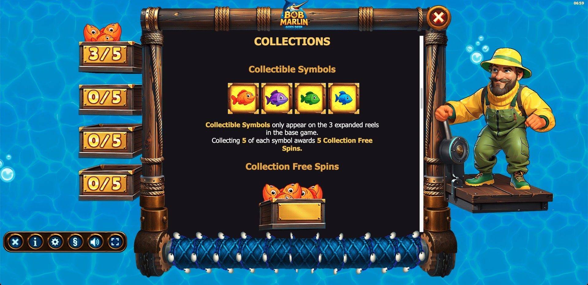 Bob Marlin Goes Deep Slot Game