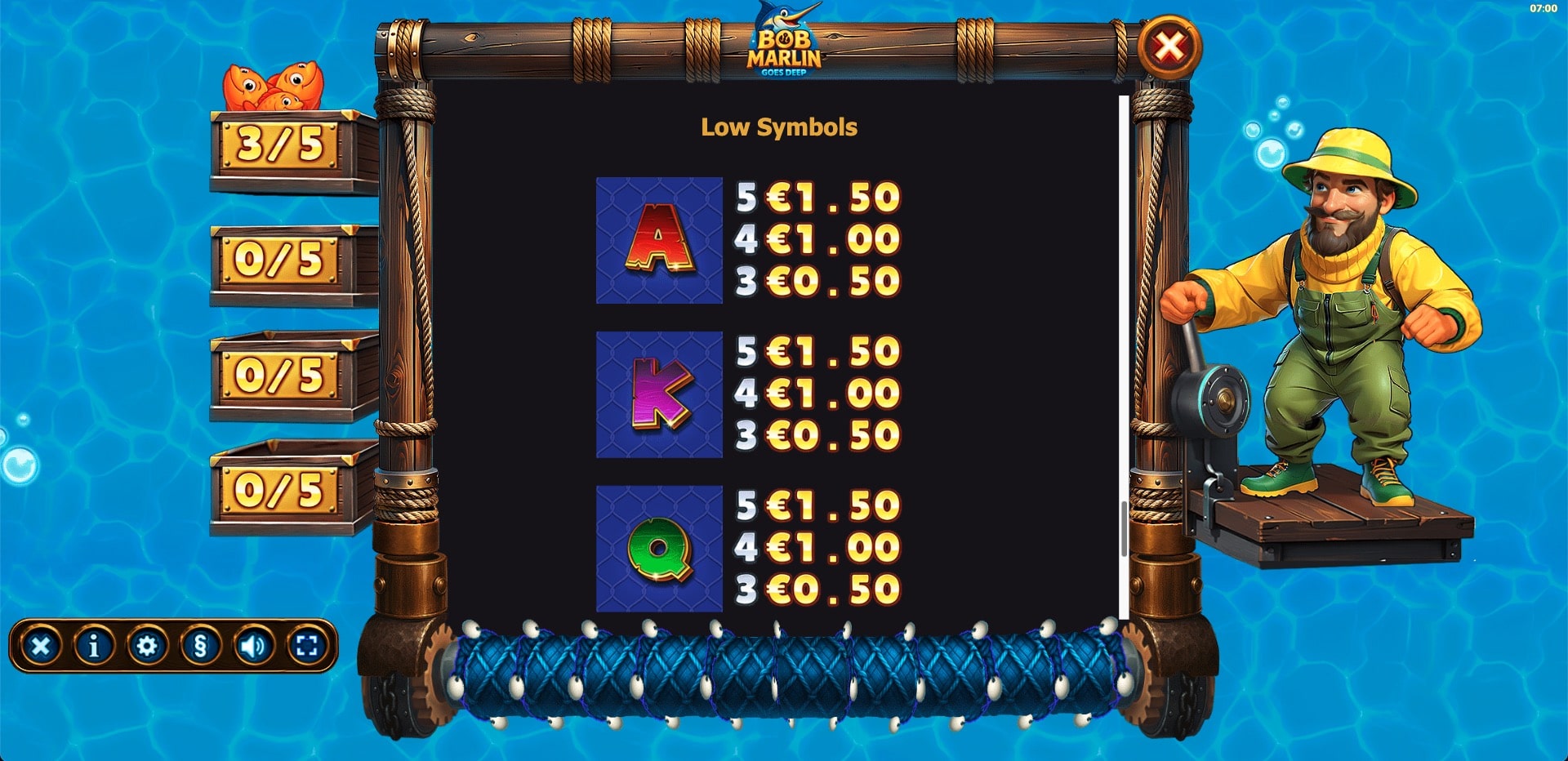 Bob Marlin Goes Deep Slot Game