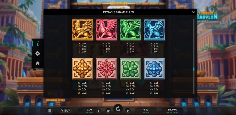 Conquer Babylon Slot Game