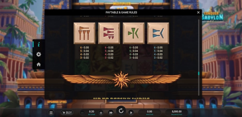 Conquer Babylon Slot Game