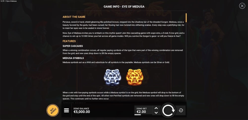 Eye of Medusa Slot Game