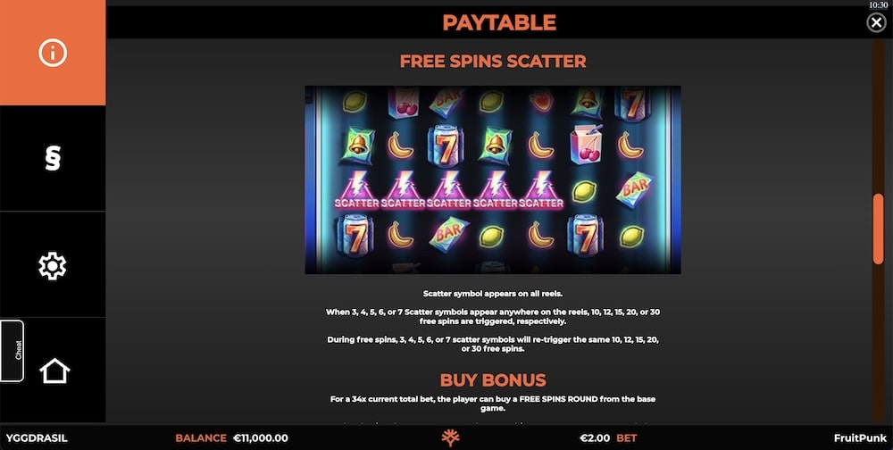 FruitPunk Slot Game