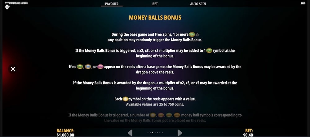 Magic Treasures Dragon Slot Game