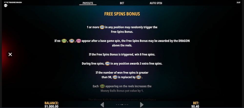 Magic Treasures Dragon Slot Game