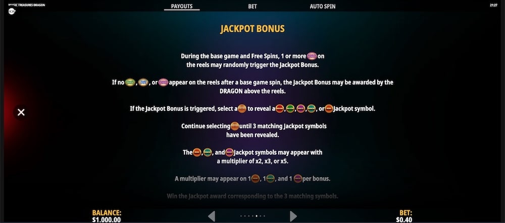 Magic Treasures Dragon Slot Game