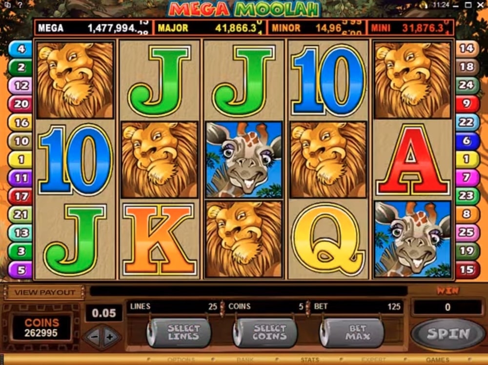 Mega Moolah Slot Game