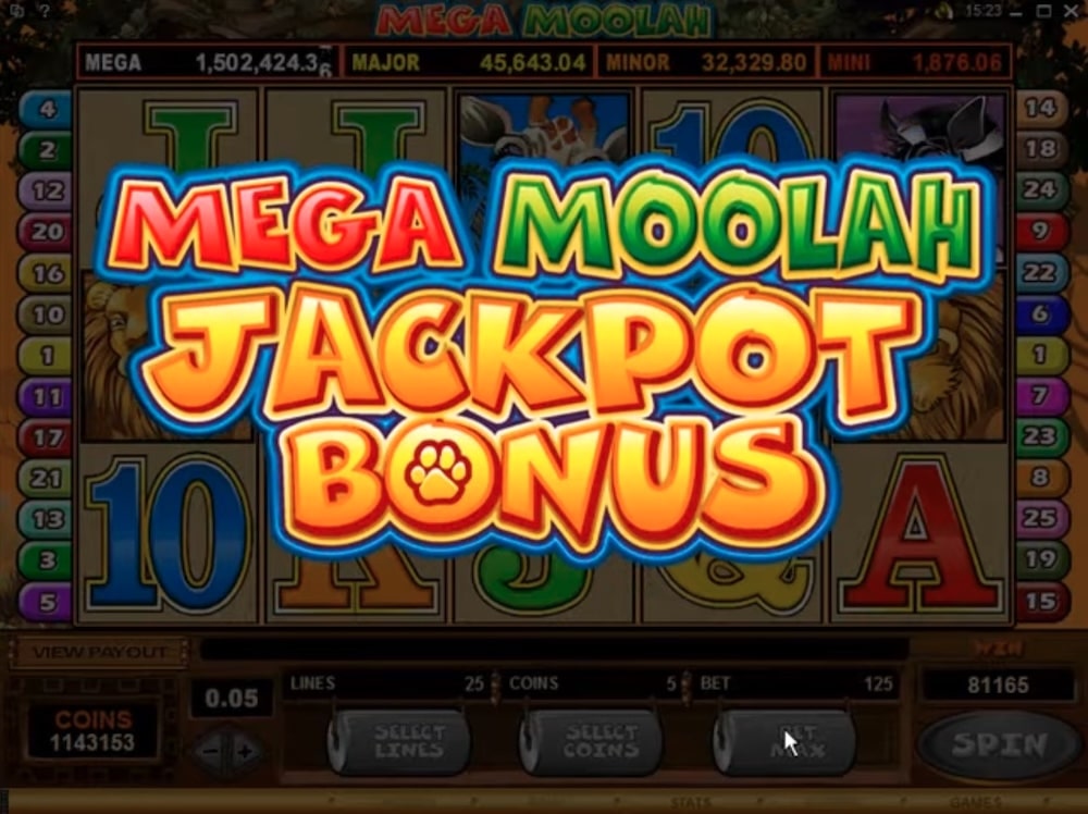 Mega Moolah Slot Game