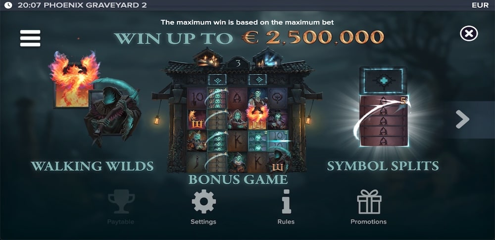 Phoenix Graveyard 2 Slot Game