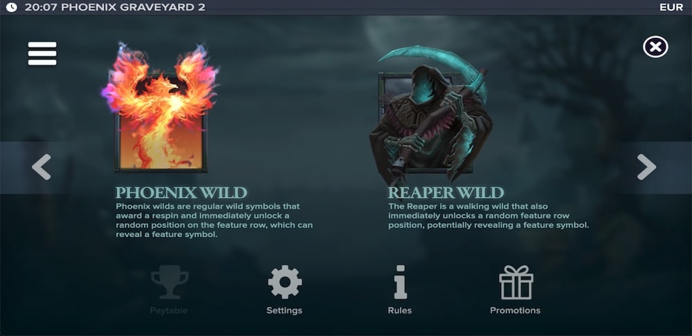 Phoenix Graveyard 2 Slot Game