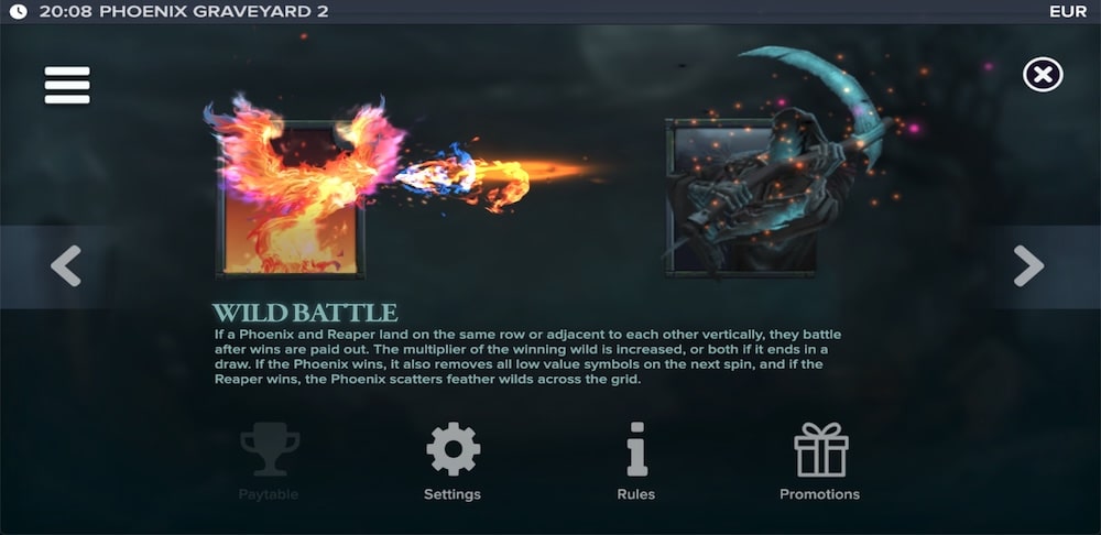 Phoenix Graveyard 2 Slot Game