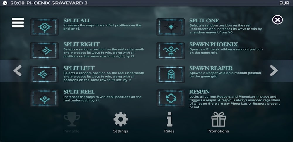 Phoenix Graveyard 2 Slot Game