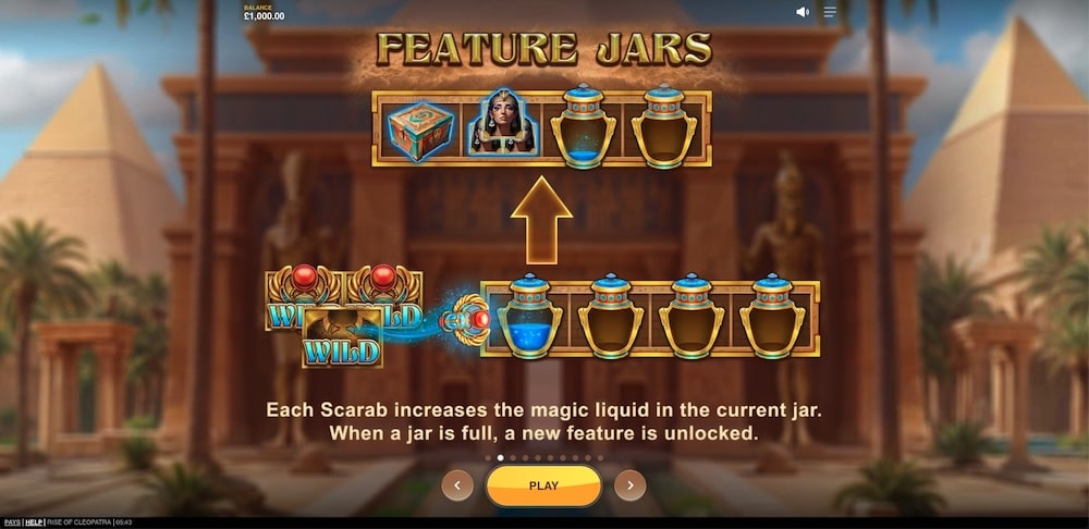 Rise of Cleopatra Slot Game