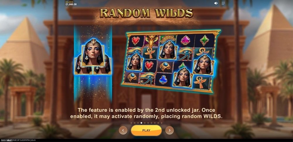 Rise of Cleopatra Slot Game