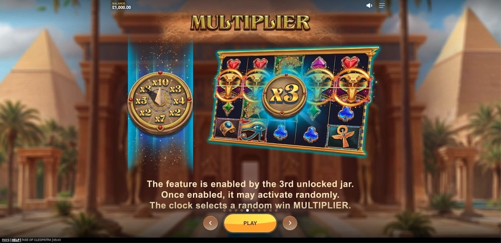 Rise of Cleopatra Slot Game