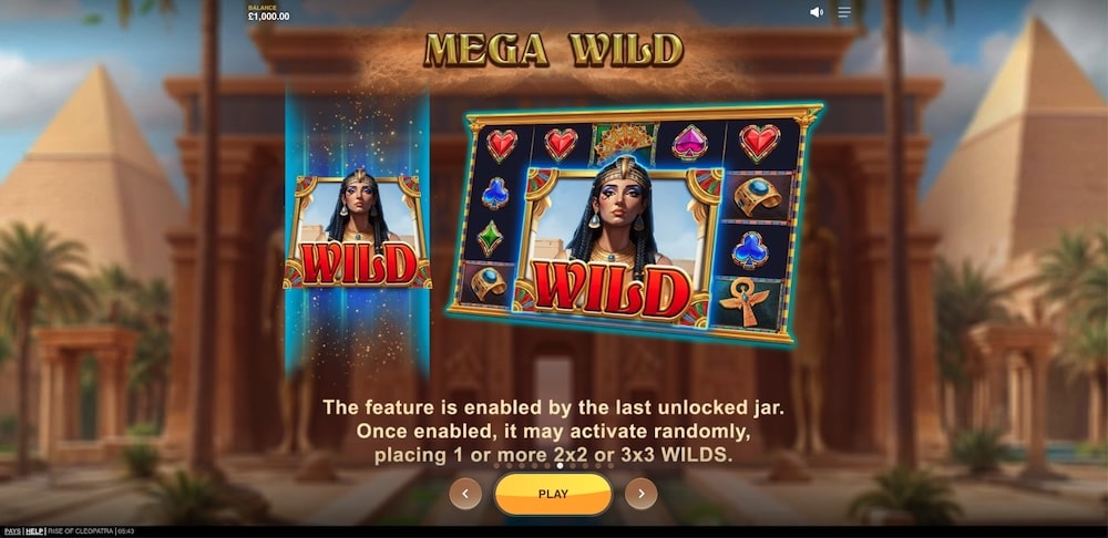 Rise of Cleopatra Slot Game