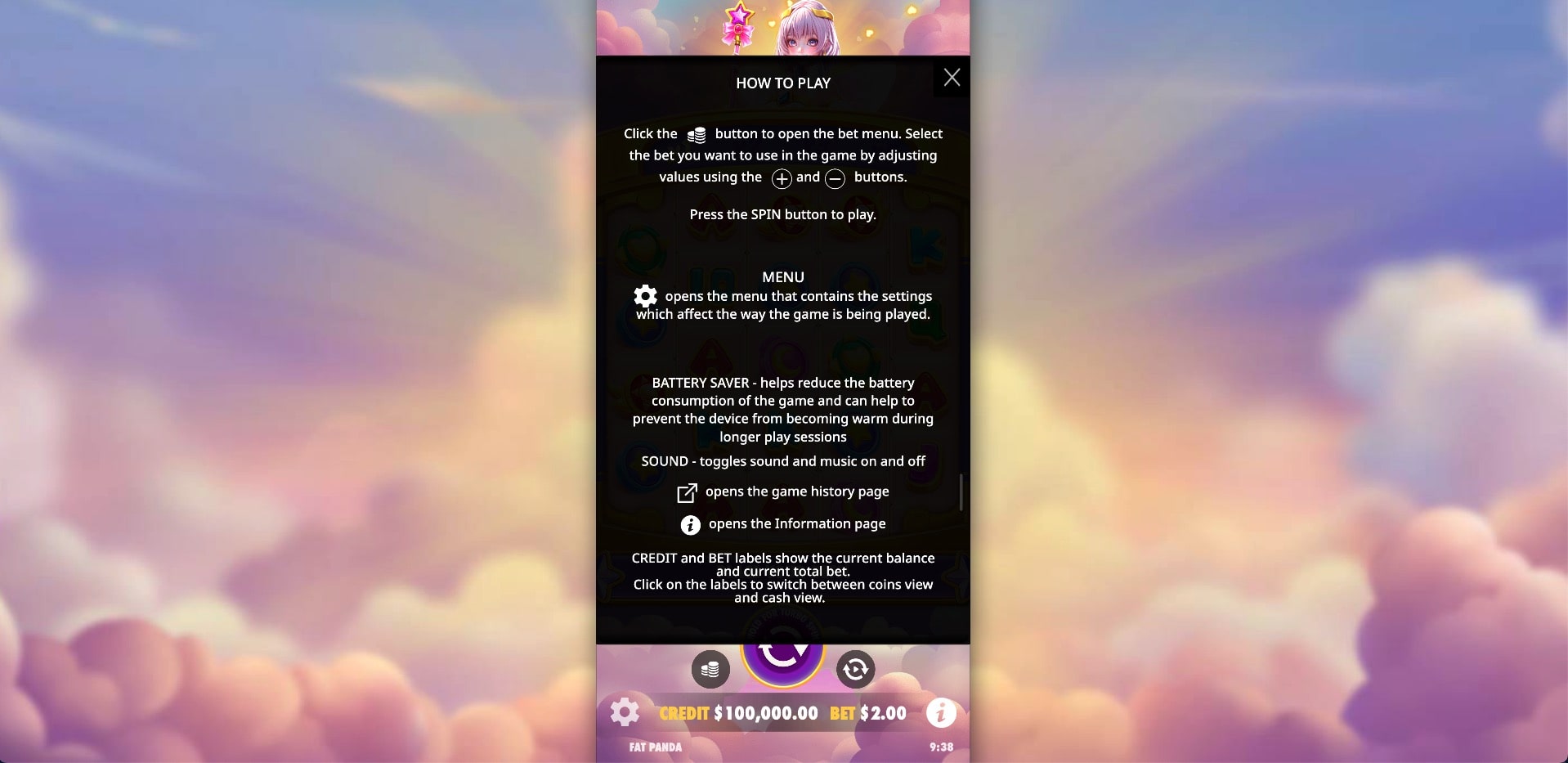 Starlight Wins Slot Game