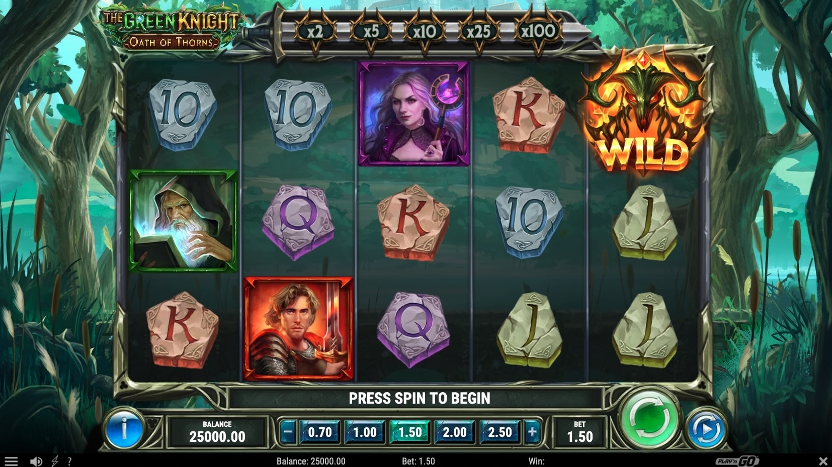 The Green Knight Oath of Thorns Slot Game