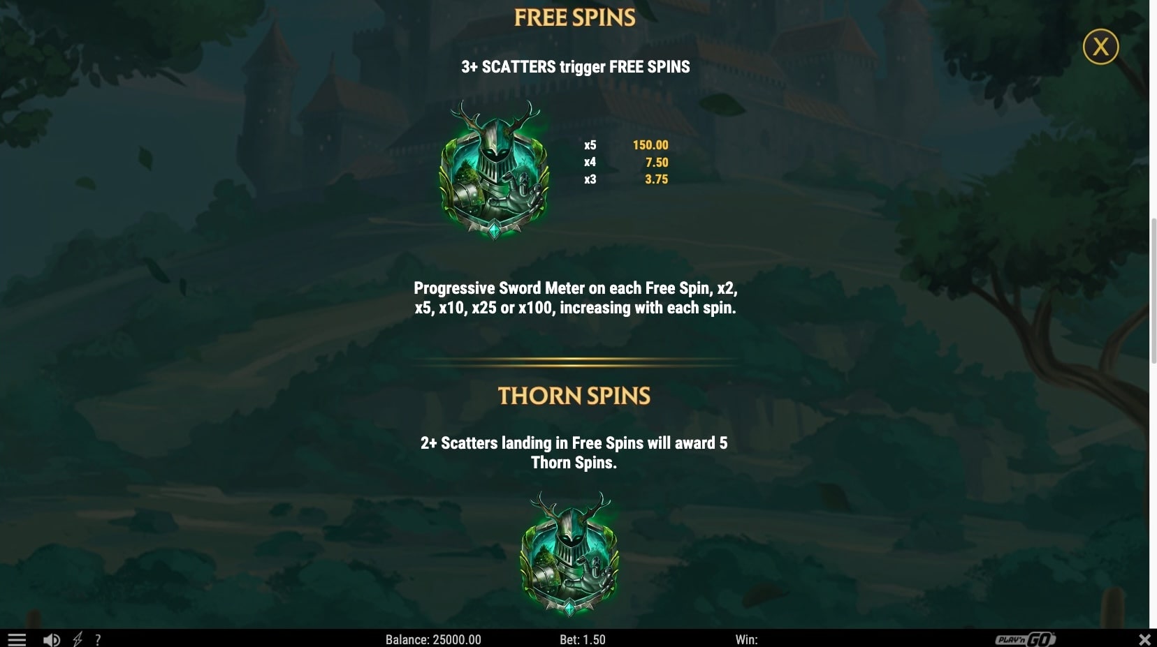 The Green Knight Oath of Thorns Slot Game