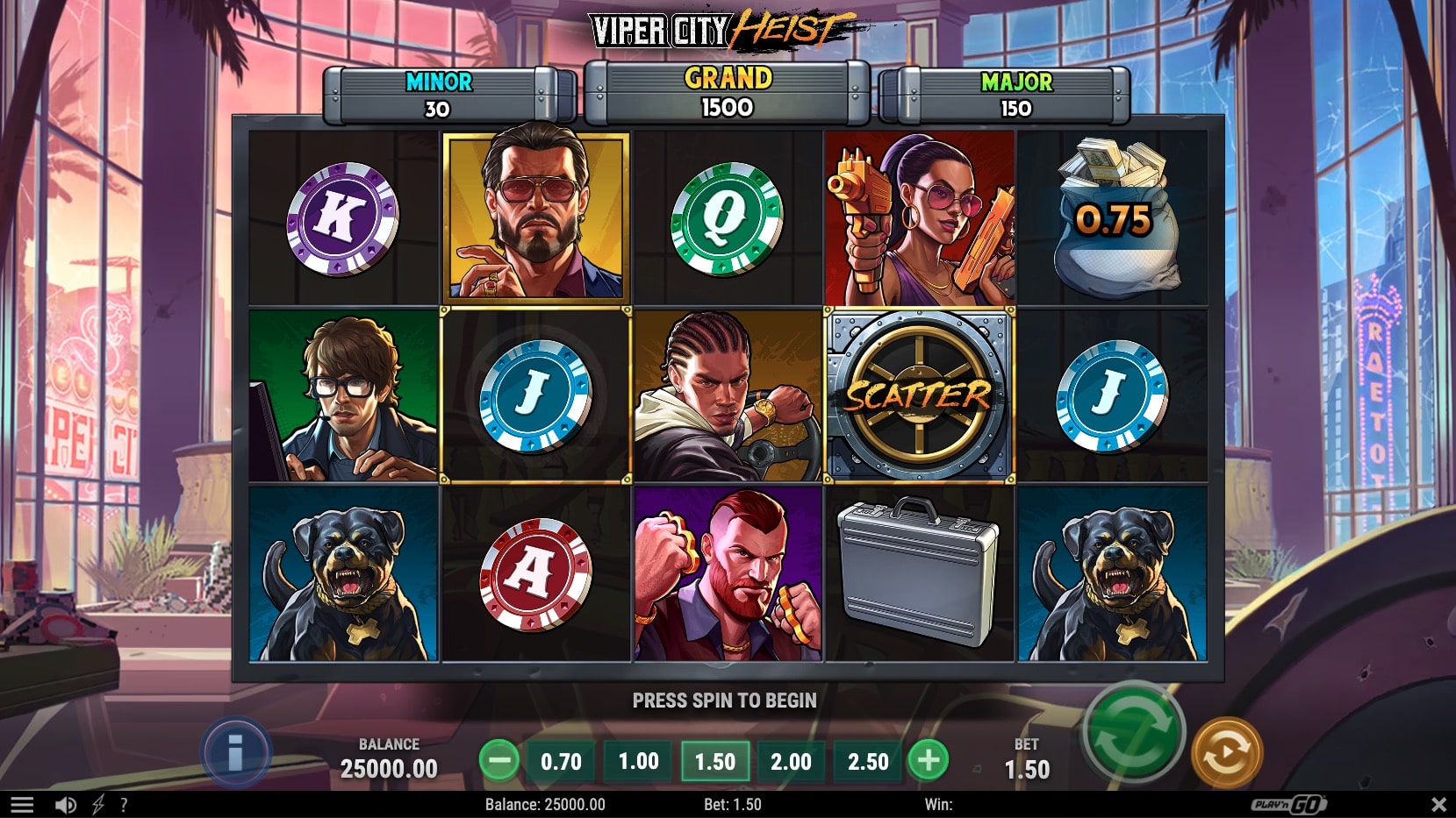 Viper City Heist Slot Game