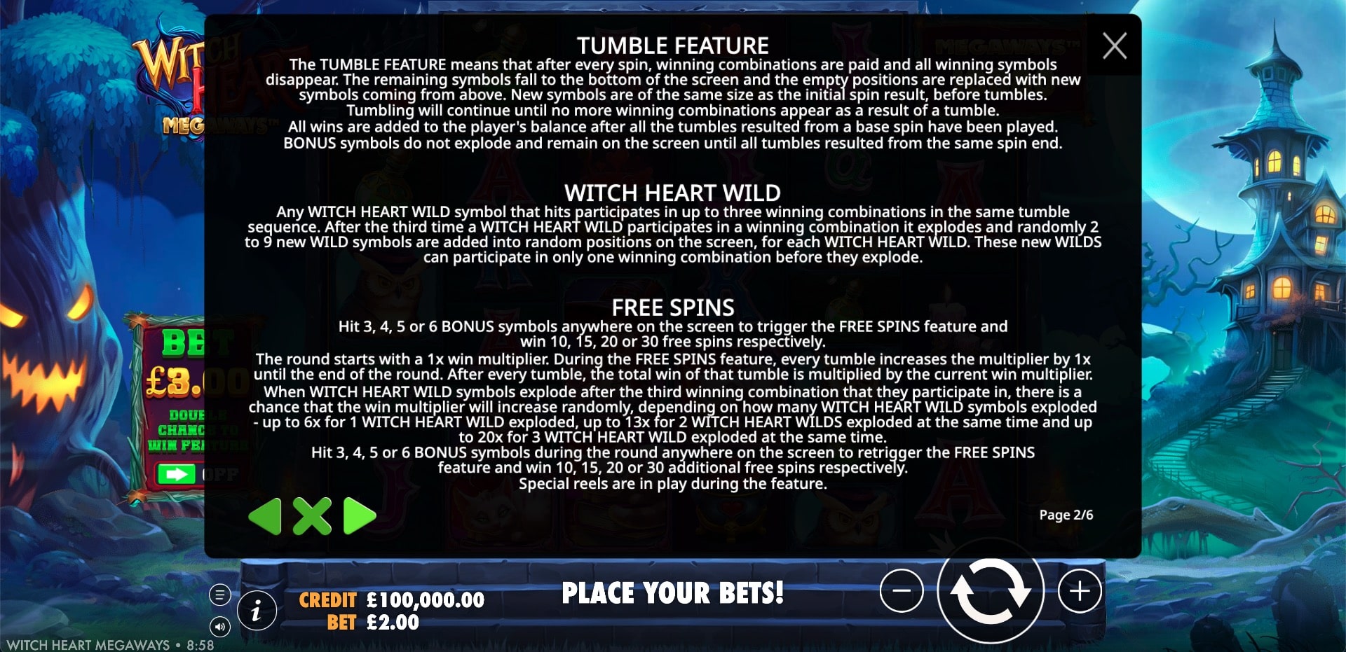 Witch Heart Megaways™ Slot Game