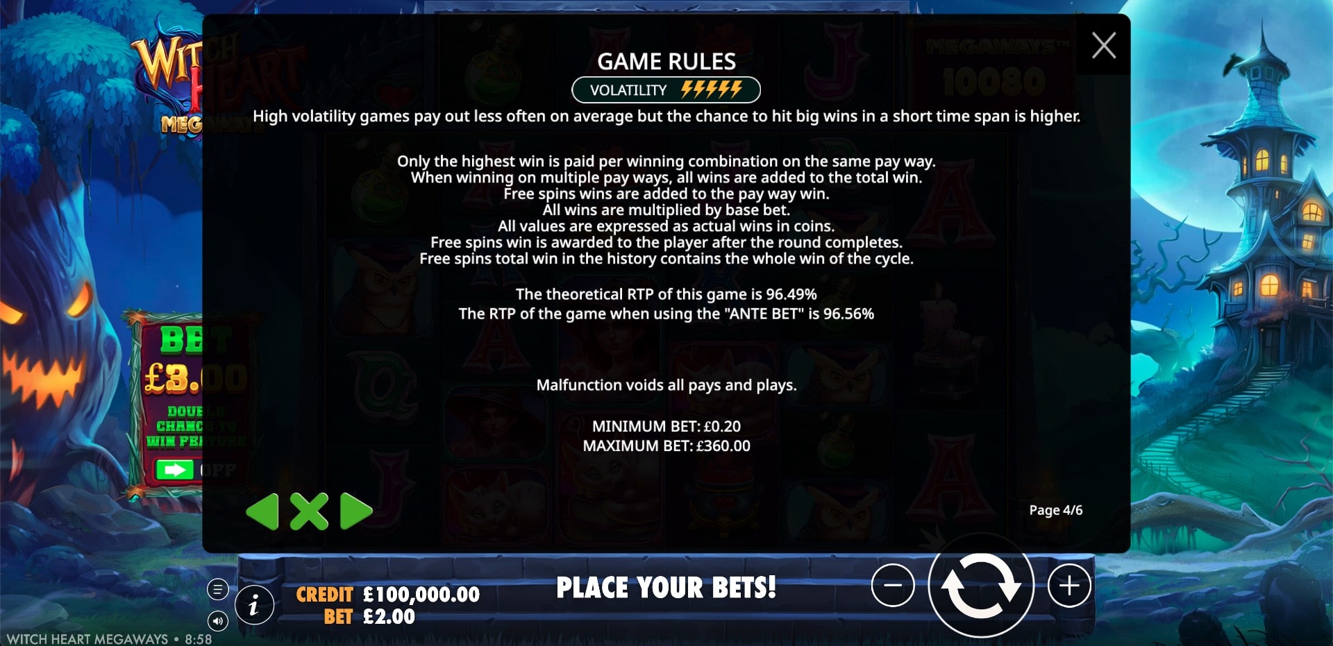 Witch Heart Megaways™ Slot Game