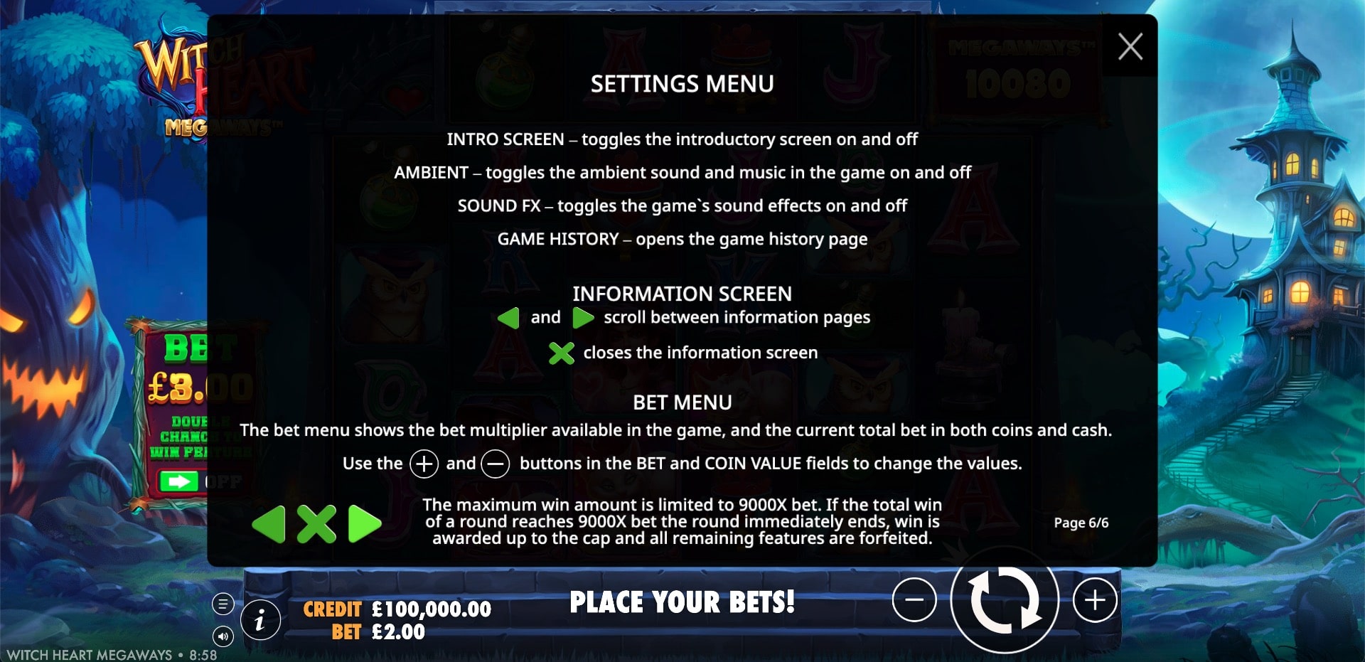 Witch Heart Megaways™ Slot Game