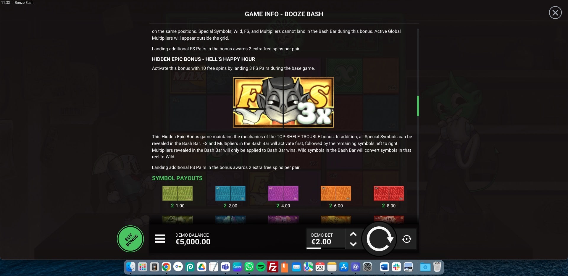 Booze Bash Slot Game