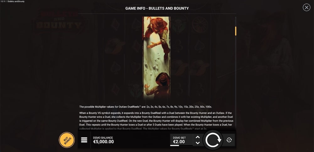 Bullets and Bounty Slot Game