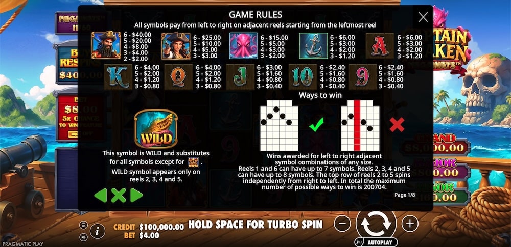 Captain Kraken Megaways™ Slot Game