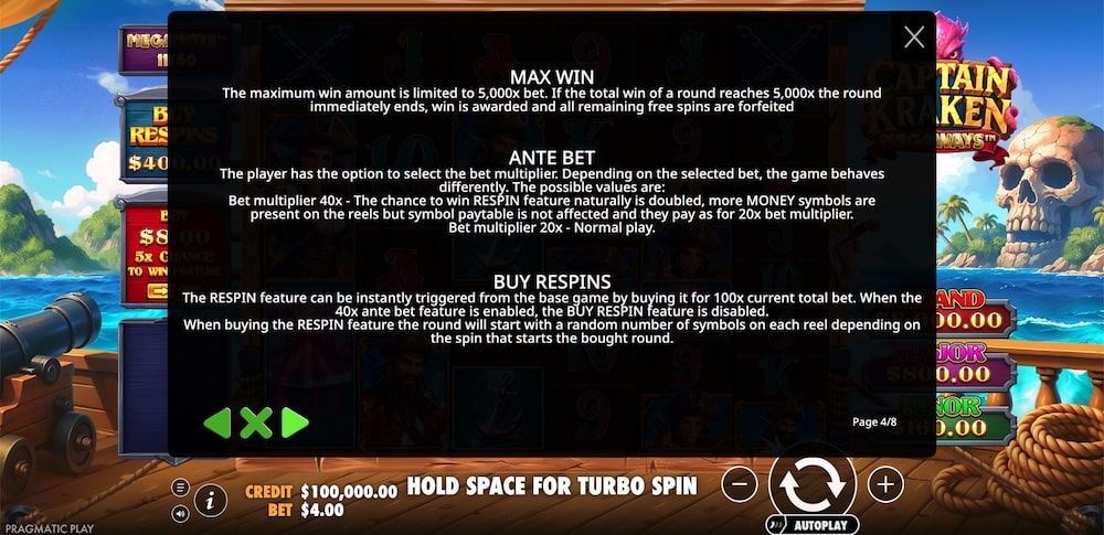 Captain Kraken Megaways™ Slot Game