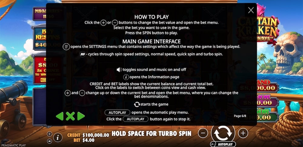 Captain Kraken Megaways™ Slot Game