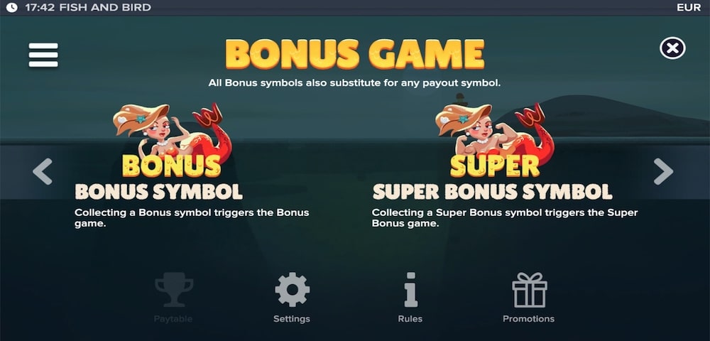 Fish and Bird Slot Game