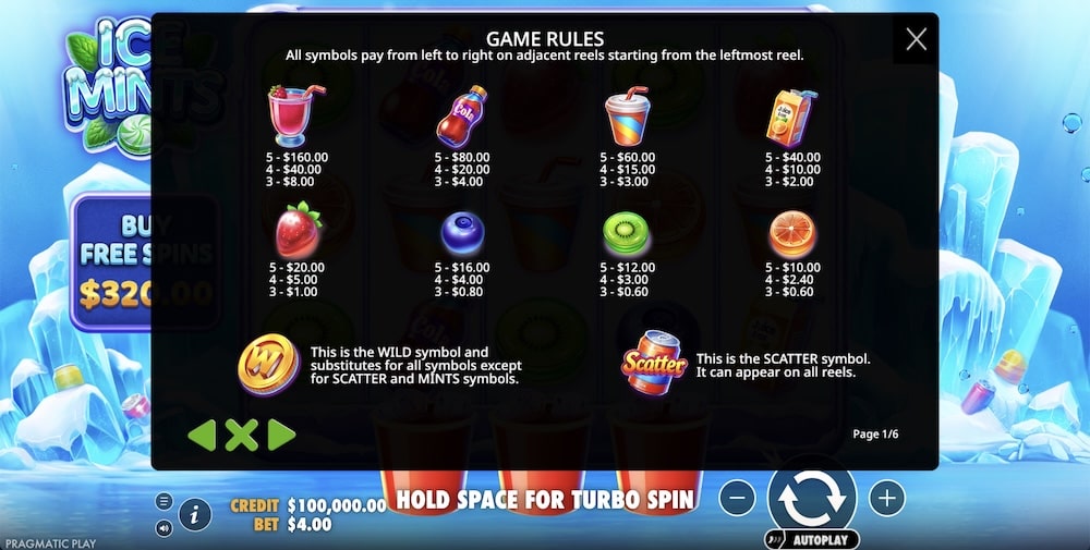 Ice Mints Slot Game