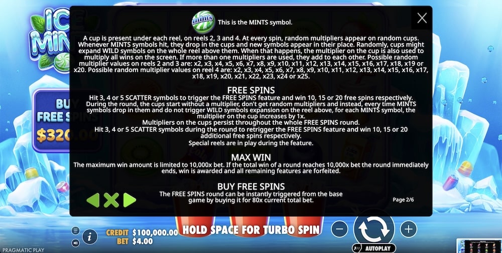 Ice Mints Slot Game