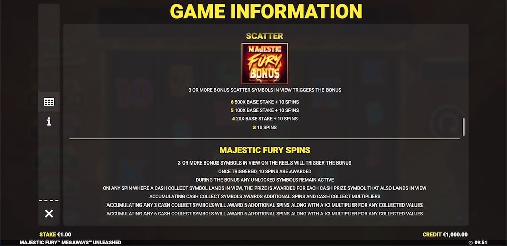 Majestic Fury Megaways™ Unleashed Slot Game