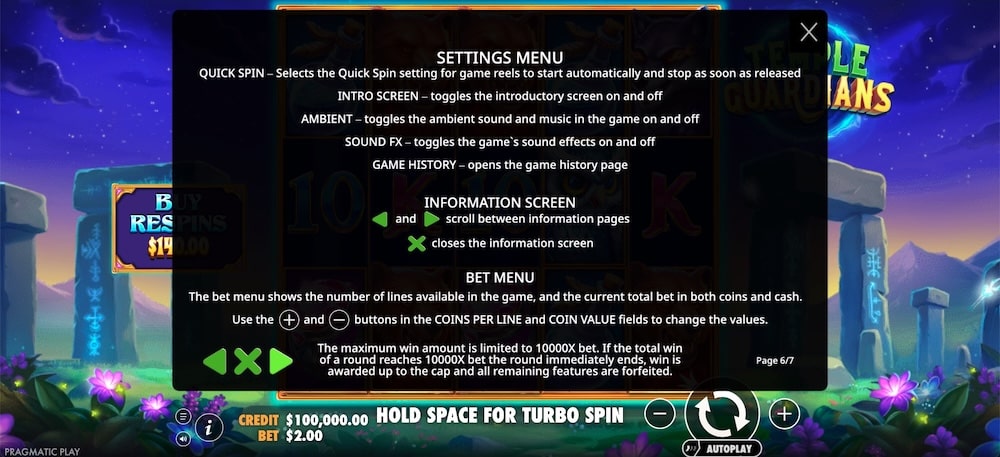 Temple Guardians Slot Game