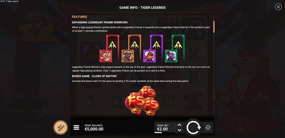 Tiger Legends™ Slot Game
