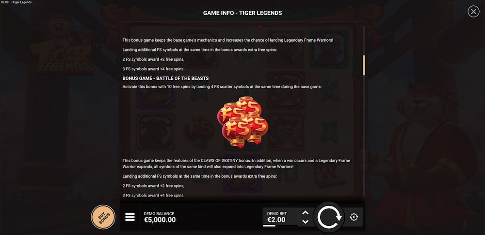 Tiger Legends™ Slot Game