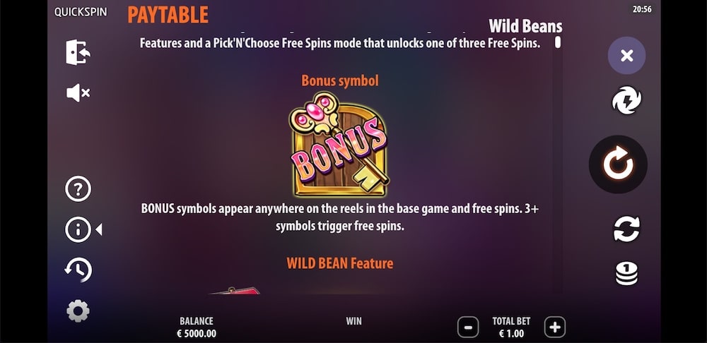 Wild Beans Slot Game