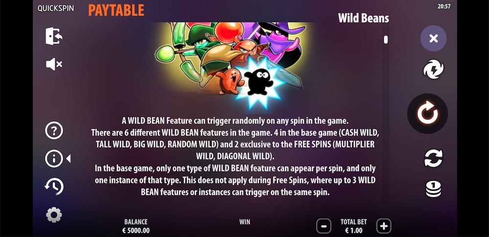 Wild Beans Slot Game