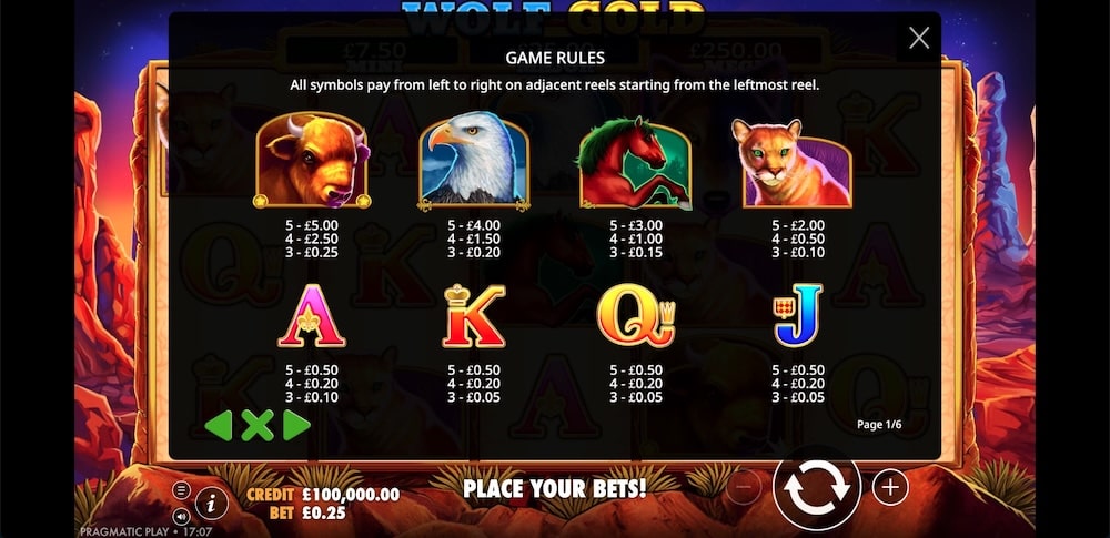 Wolf Gold Slot Game